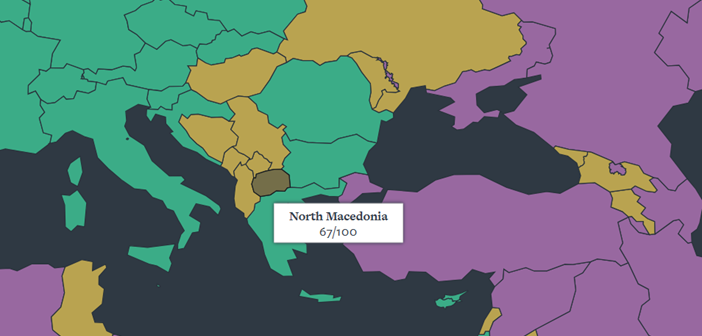 Македонија останува делумно слободна земја, според извештајот на „Фридом хаус“